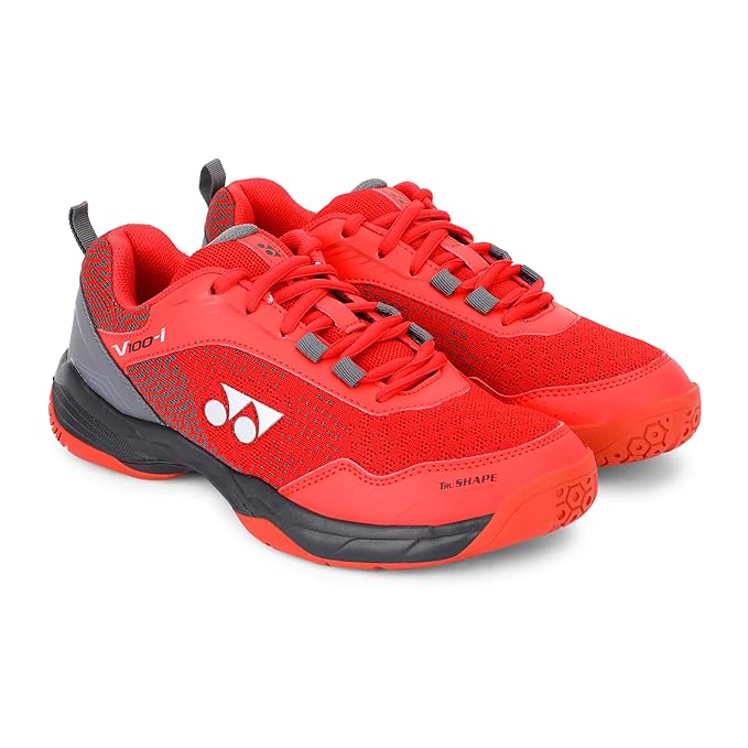 YONEX Badminton Shoes V100i Red Velvet Night Shadow