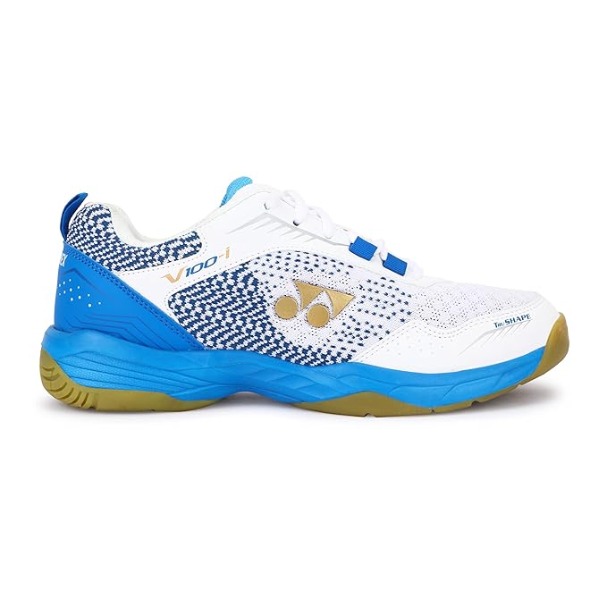 YONEX Badminton Shoes V100i White Blue Hawaii - Image 3