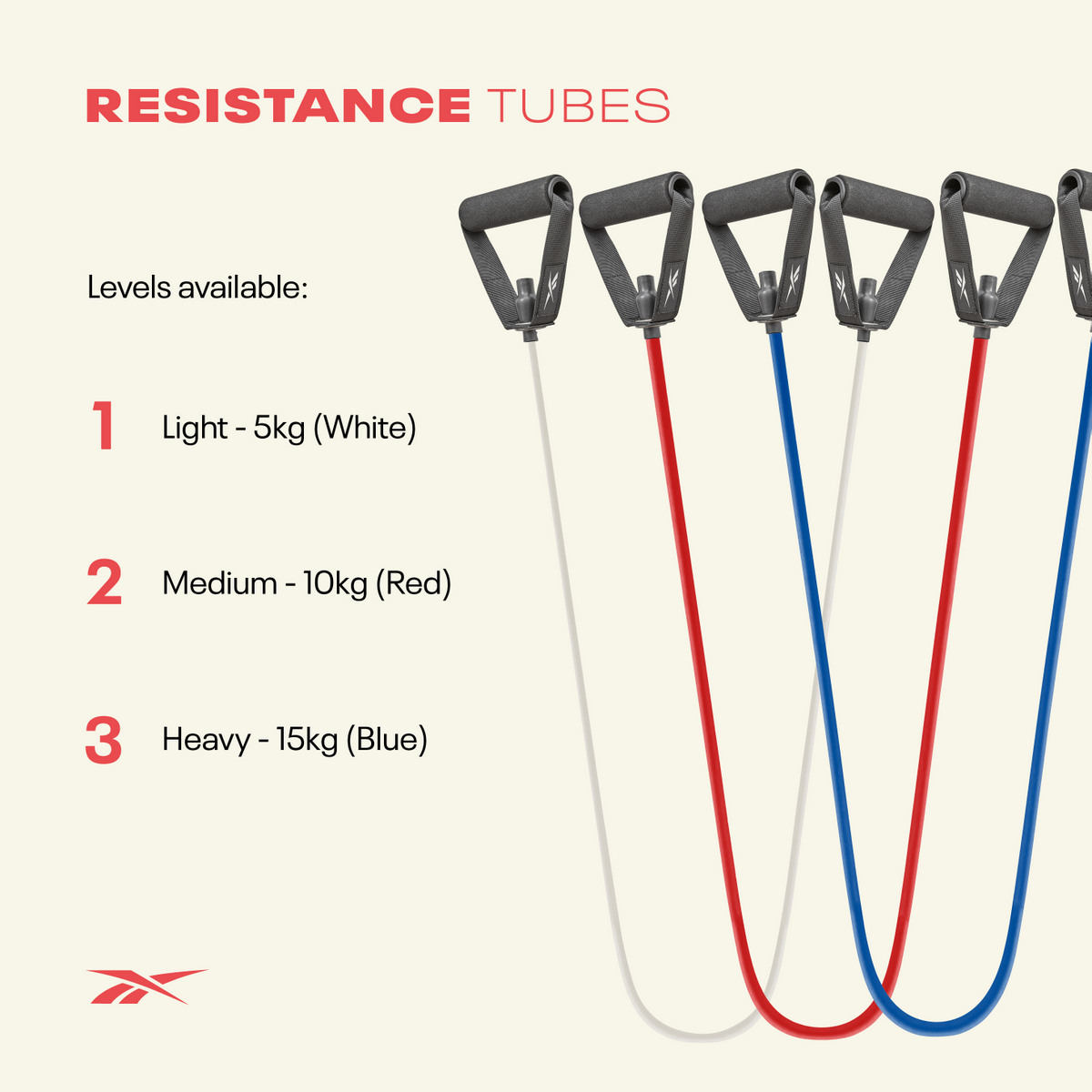 Reebok Resistance Tube Level 3 - Image 9
