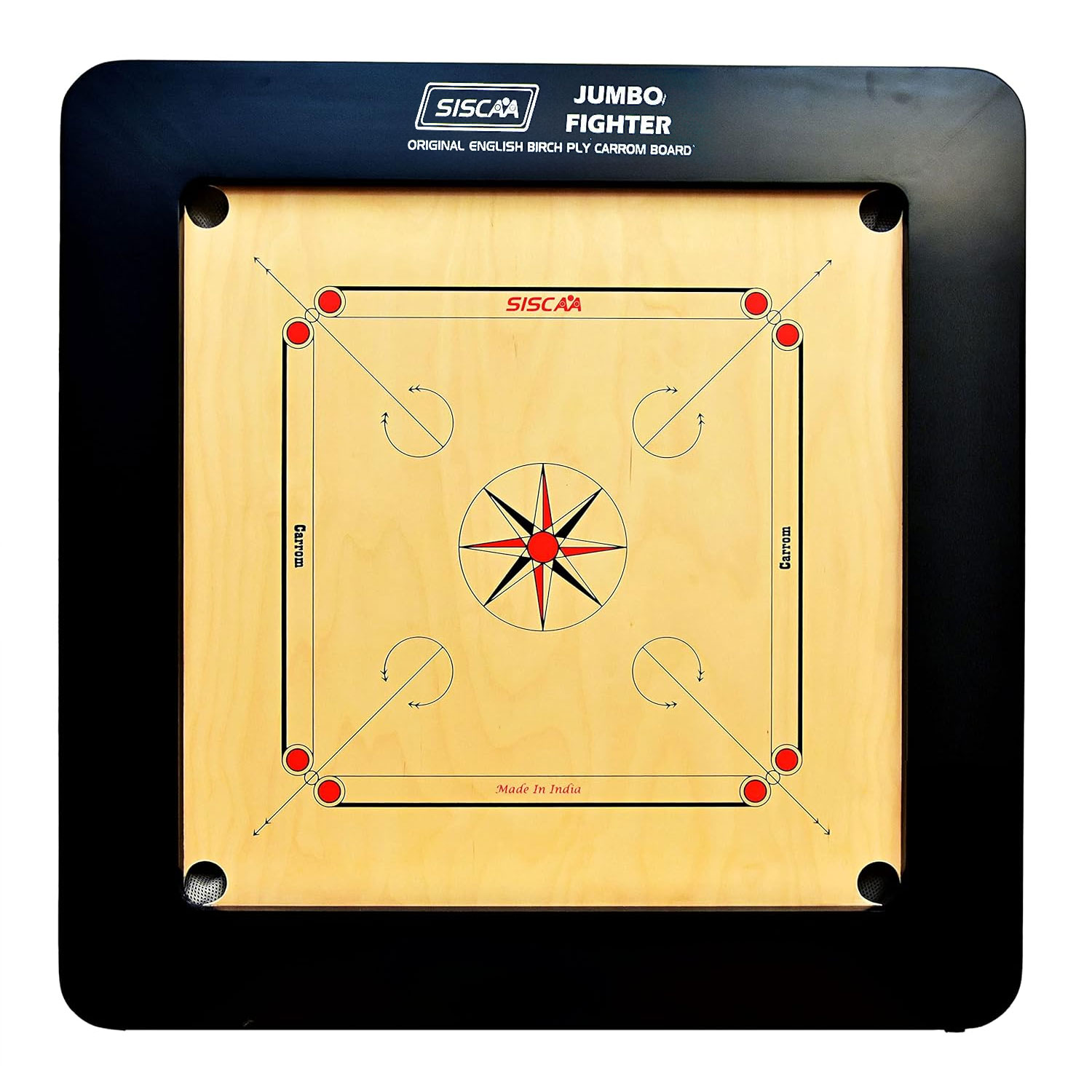 Siscaa Jumbo Fighter 36mm Carrom Board