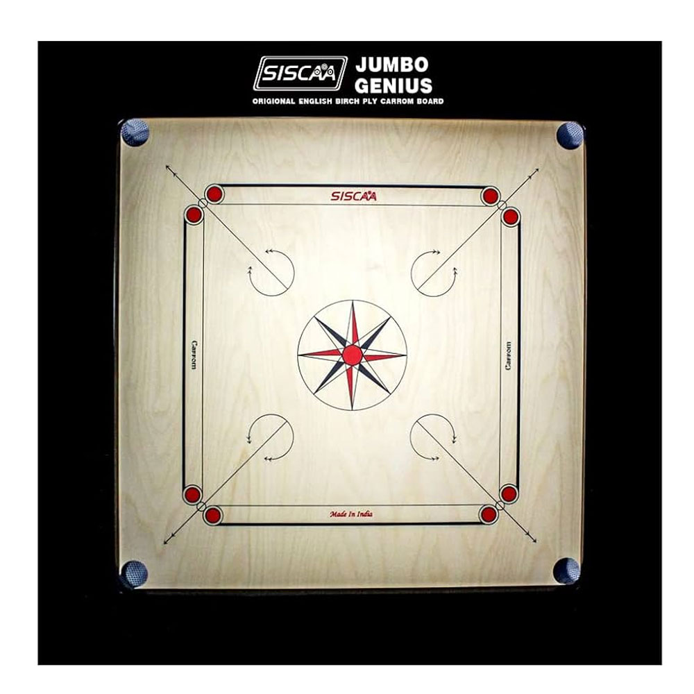 Siscaa Jumbo Genius 32mm Carrom Board